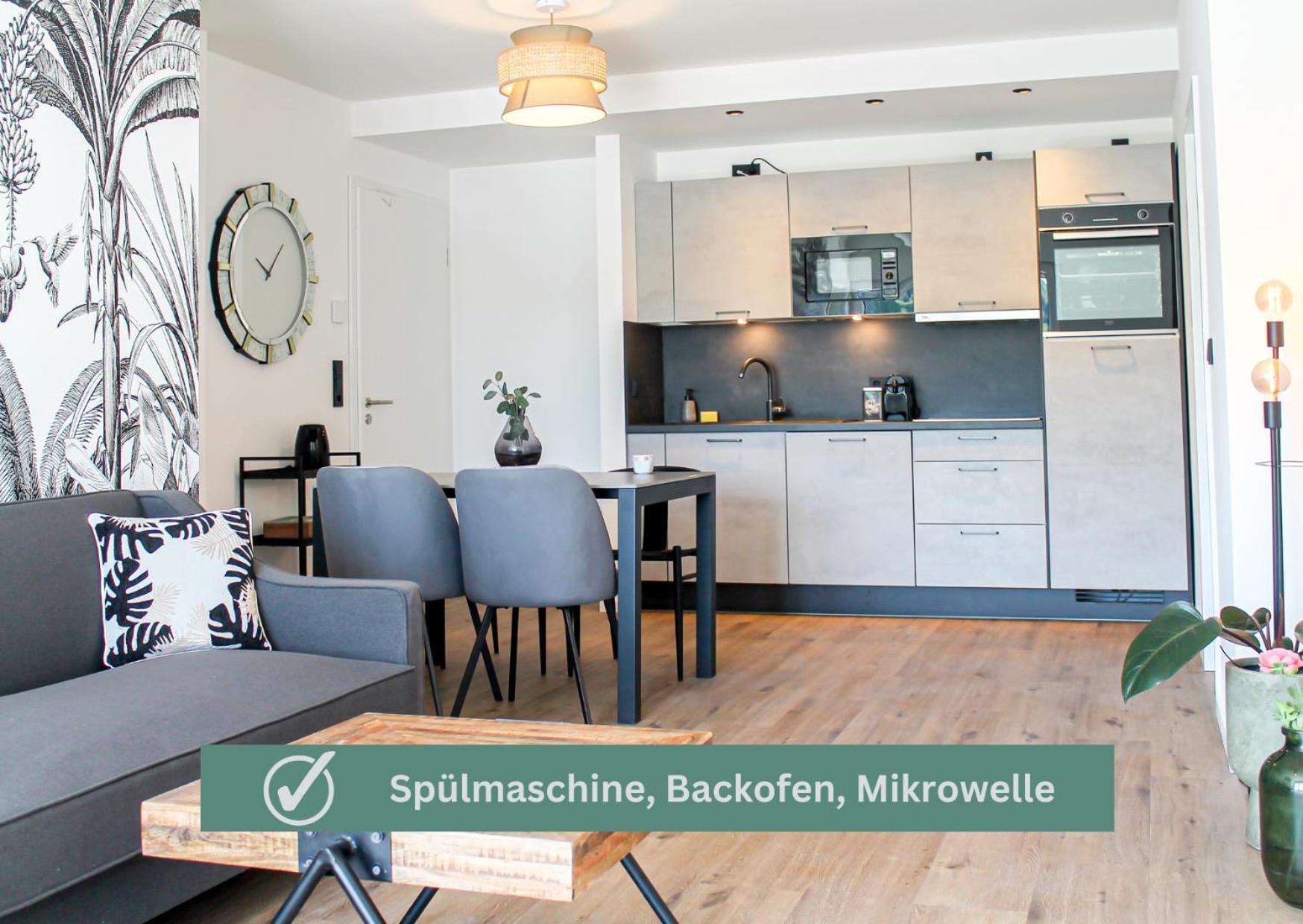 Appartement Tropical - Fuer Freunde & Familien, Stadtnah, Parkplatz, E-ladestation, Gitterbox Fuer Fahrraeder, Fitnessstudio, Digitale Gaestemappe Mit Restaurant- Und Unternehmenstipps Koblenz (Rhineland-Palatinate)